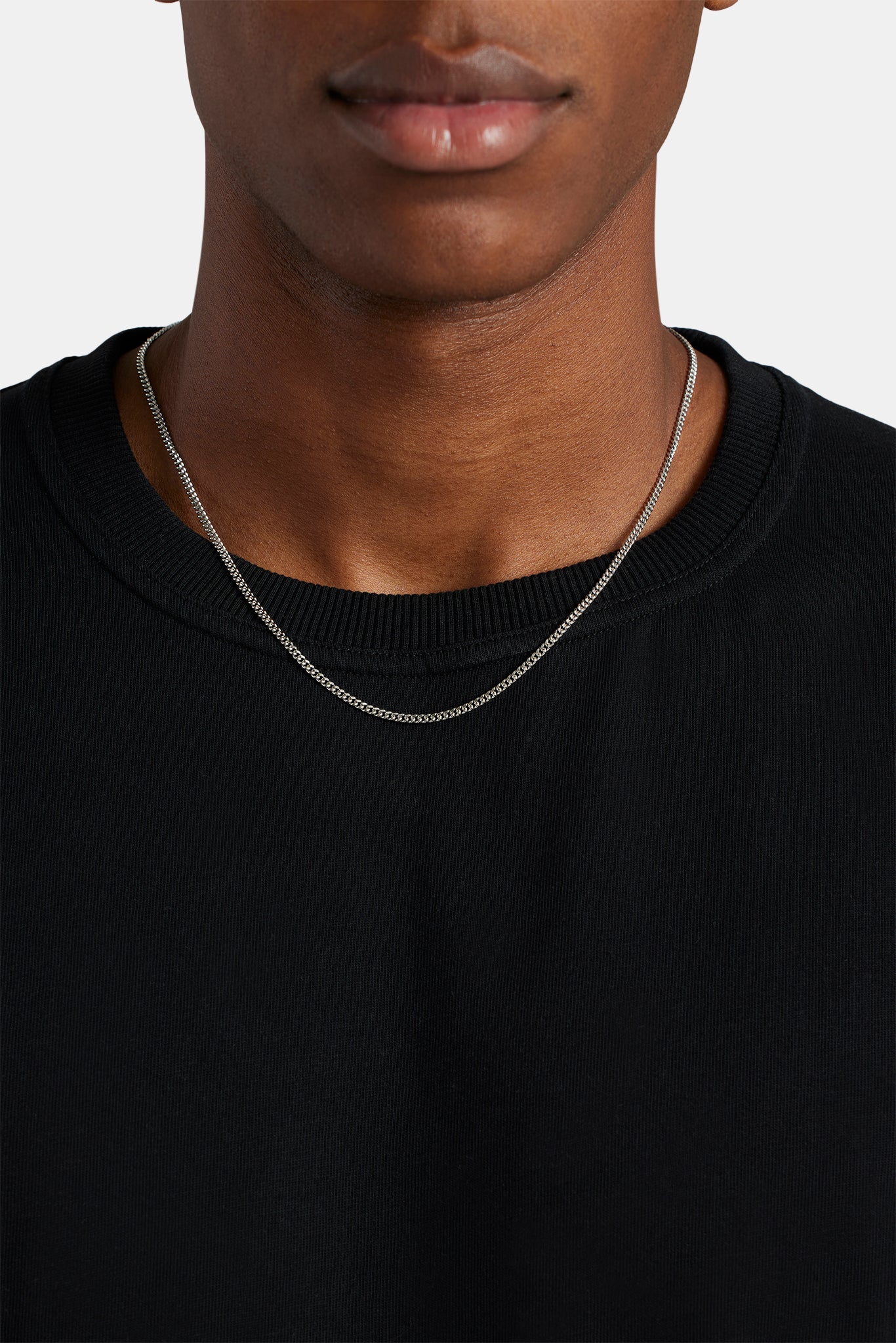 Micro Cuban Chain - 2.5mm - White